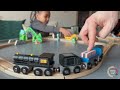 Building and Playing with a Train Layout with Brio Trains and Wooden Tracks