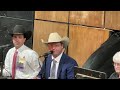 Wade Leist , 2024 World Livestock Auctioneer Champ at the 2024 World Finals