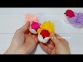 Super Easy Bird Making Idea with Yarn - DIY Woolen Birds - How to Make Yarn Bird - Woolen Dolls