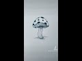 How to draw a cute mushroom tutorial
