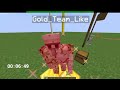 Minecraft Iron items vs Gold items ( which will survive ) . Iron or Gold will win .@np_saksham9_yt