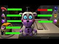 [SFM FNaF] Top 5 BEST Security Breach vs FIGHT Animations WITH Healthbars