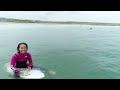 空撮サーフィン 女子プロ 東浪見ポイント フリーセッション