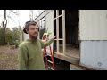 Lots of Work to Install this Beautiful Mobile Home Door - Rot and Repair - Mobile Home Rebuild