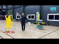 Badminton National Team Lesson] How to catch all the balls on a difficult course