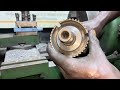 facing high speed Gear on lathe | just trick unveiled @nyendetapsandDiesWorkshop