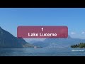 TOP 5 Switzerland 🇨🇭 Lakes 4K