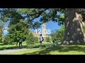 STUDY WITH ME | 2 HOUR POMODORO | Chill lofi music, Ivy League Campus View 📚