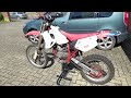 cr80rb 2003 UK 80cc 2 stroke Big wheel cr80 motocross mx first overview