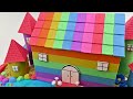 DIY How To Make Rainbow House has Gardens and Pools from Kinetic Sand #3 Zic Zic