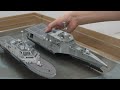 Making San diego harbor diorama (LCS -1 Freedom, LCS-2 Independence)
