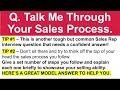 SALES REPRESENTATIVE Interview Questions & Answers! (How to PASS a Sales Rep Job Interview!)