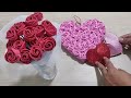 2 Amazing Trick For Easy Rose Flower Making, DIY Wall Hanging, Time saving Hack, Valentines Day Gift