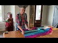 Quilt as you go Kantha technique by Terry Rowland