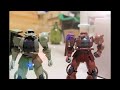 Gundam stopmotion【Combination! Zaku platoon!】