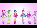 NEW Fashions for Disney Princess Battle Elsa, Poppy & Joy Inside out 2 / DIYs Paper Dolls & Crafts