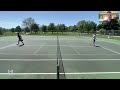 Pickleball Singles Match Breakdown 1