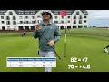 10 Handicapper Learns Scratch Golf in ONE Round with me