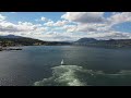 Ovation of the Seas pulling out of Hobart - hyperlapse!