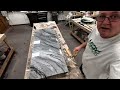 Watch how I created this Stone Gray epoxy countertop, using Stone Coat epoxy! KCDC Designs