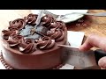 Home-made Chocolate Buttercream Cake // No eggs(Subtitle on)