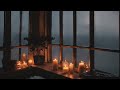 Relaxing Rain Sounds ✨ Rain Sounds for Falling Asleep 🌧 Candlelight Ambience 🕯