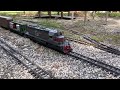 G Scale Trains! Some Switching