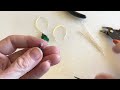 How to Make Crystal Christmas Tree Earrings
