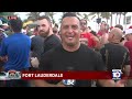 Florida Panthers party with fans at Elbo Room in Fort Lauderdale after Stanley Cup win