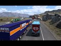 ATS - Guard Rails Delivery - Olympia To Spokane - Kenworth T909 & SWR MaxiTrans B-Double #ats #truck