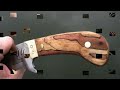 How to make knife handles or scales from firewood