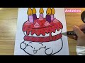 Birthday cake coloring! #kids #kidsvideo
