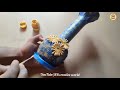 Waste Coconut Shell and Earbuds Craft Idea | How to Make Flower Vase