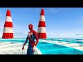 GTA V Epic New Stunt Race For Car Racing Challenge by Trevor and Spider Mcqueen, Shark