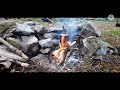 Small axe big log #wicklow #ireland #bushcraft