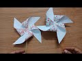 Origami fan - How to make a paper fan for kid