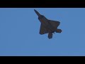 US Air Force F22 Raptor Aerobatics Display! Avalon Airshow 2017