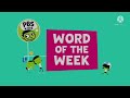 PBS Kids - Word Of The Week Complition English Words & Spanish & English Words