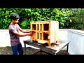 How To Make Pigeon Cage At Home | Easy Way To Make Pigeon House Using Wood