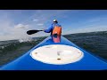 surfski into the 4th of july on Lake Champlain
