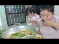 Vịt nấu chao thơm ngon béo ngậy | duck hotpot with bean curd | Nguyen Ty vlog #26