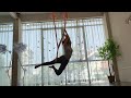 I tried Flying Yoga for the first time (I fear Heights)