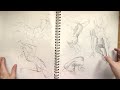 how I study anatomy ✿ sketchbook tour 2019-2023