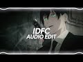 idfc - (I'm only a fool for you) - blackbear《edit audio》