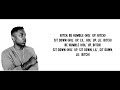 Kendrick Lamar - HUMBLE. [LYRICS VIDEO]