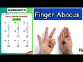 Abacus Level 1 |Finger Abacus Level 1 | All Small Friend Negative Formulas Worksheets