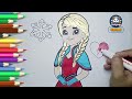 Elsa and Enna Drawing for Kids | How To Draw ANNA Step By Step Easy FROZEN 2 for Beginners