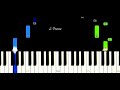 Ballade pour Adeline - Richard Clayderman - EASY Piano Tutorial - Synthesia