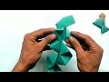 Paper Craft cube 8 in One transformation, easy Crafts,made a2z.