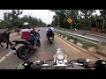 Royal Enfield Classic 500 Pure sound | Classic 500 chasing RS200 and R3 |